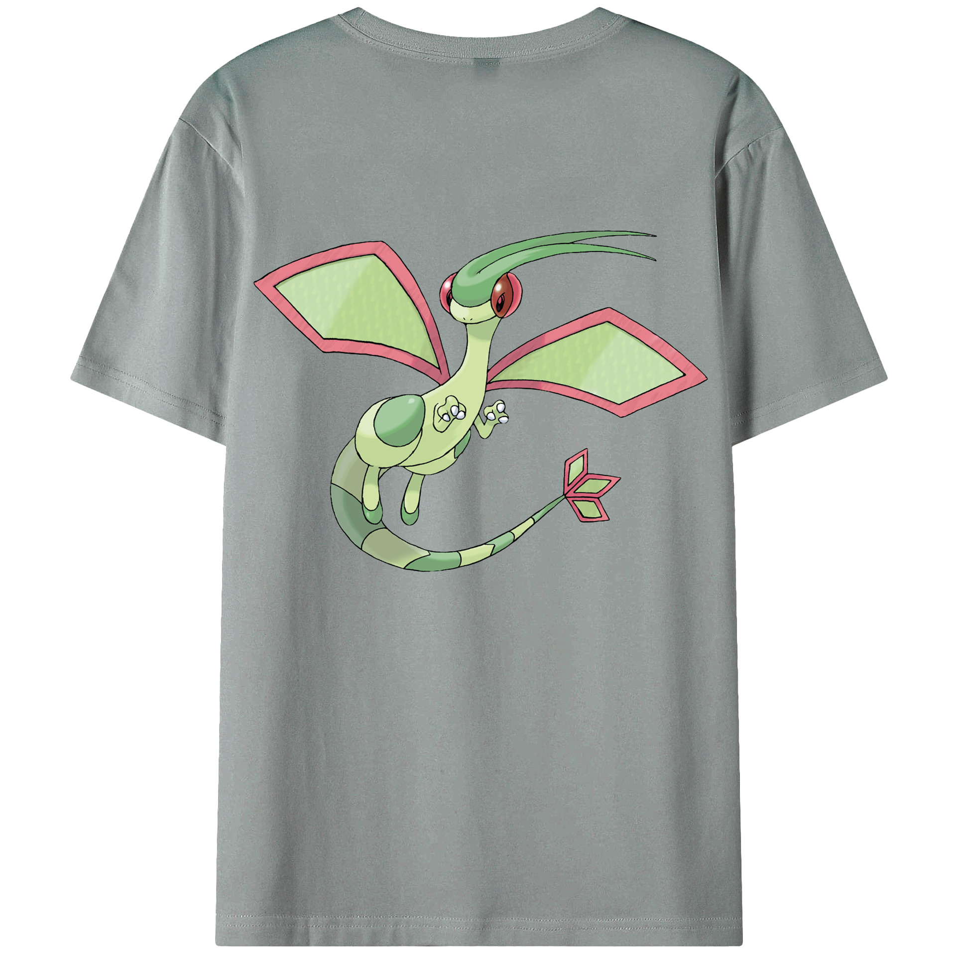 （画像用） ポケットモンスター Pokémon 綿100％ メンズ半袖Tシャツ（バックプリント） 通気性